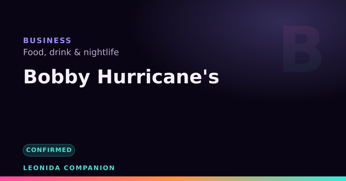 Bobby Hurricane's — GTA 6 business
