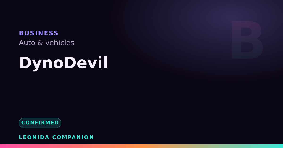 DynoDevil — GTA 6 business