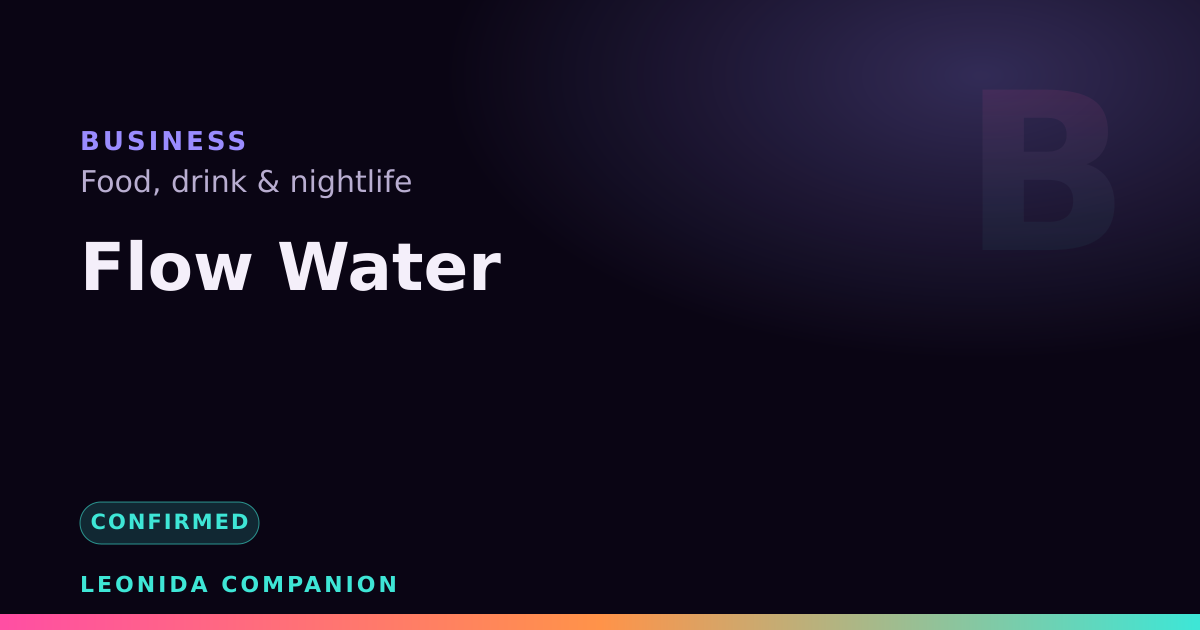 Flow Water — GTA 6 business