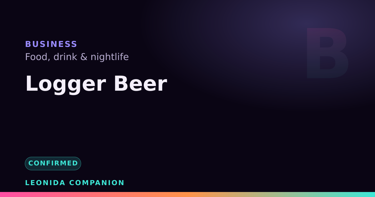 Logger Beer — GTA 6 business