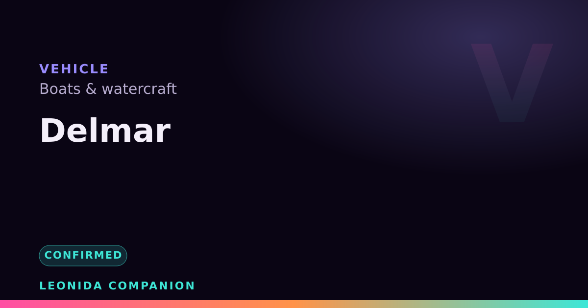 Delmar — GTA 6 vehicle