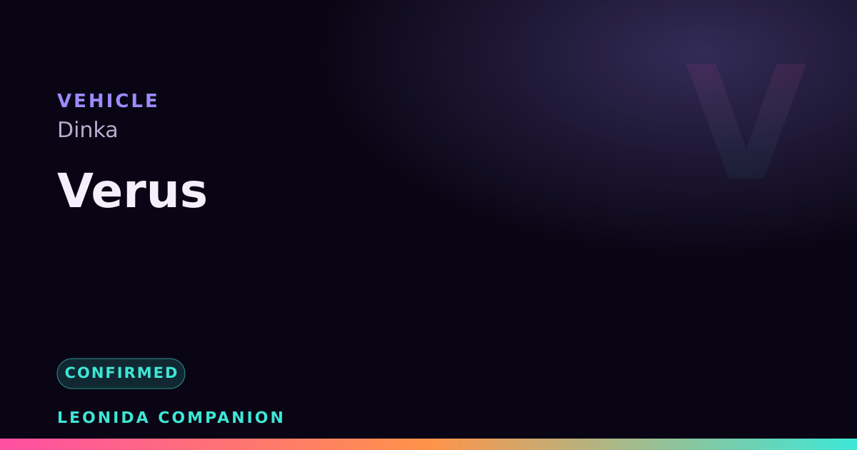 Verus — GTA 6 vehicle